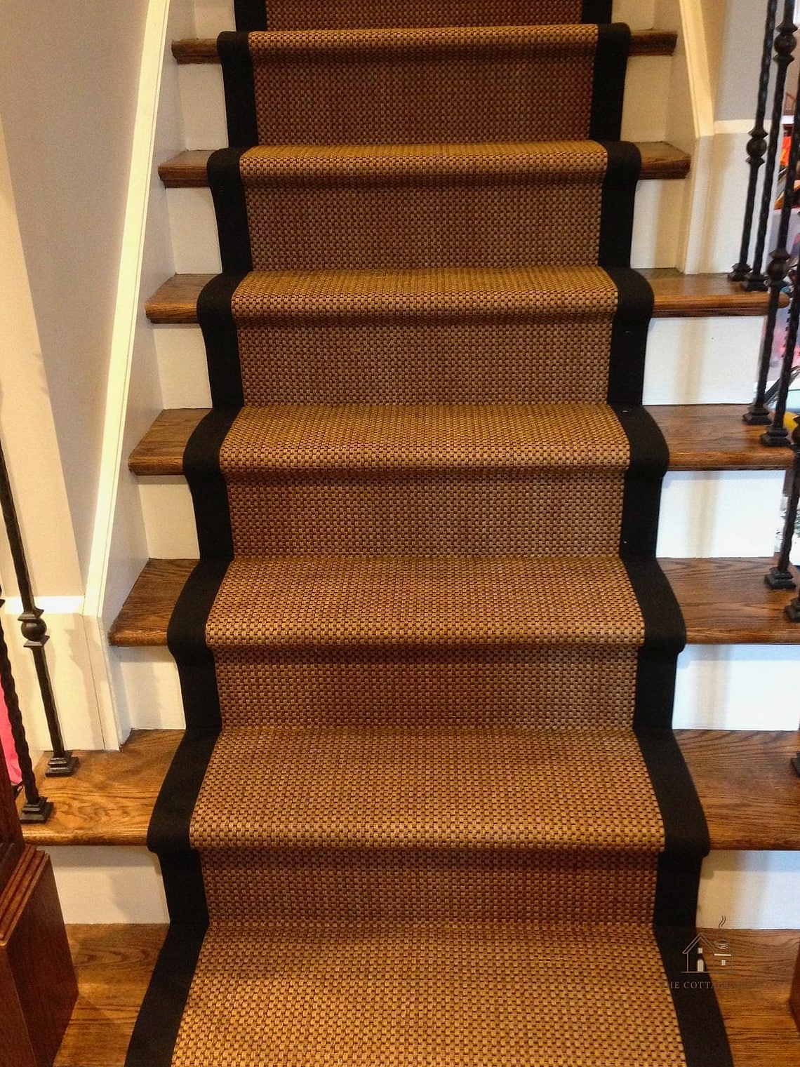 25 Brilliant Stair Runners Ideas to Copy Right Now 9 Jute Runner for a Casual, Relaxed Look