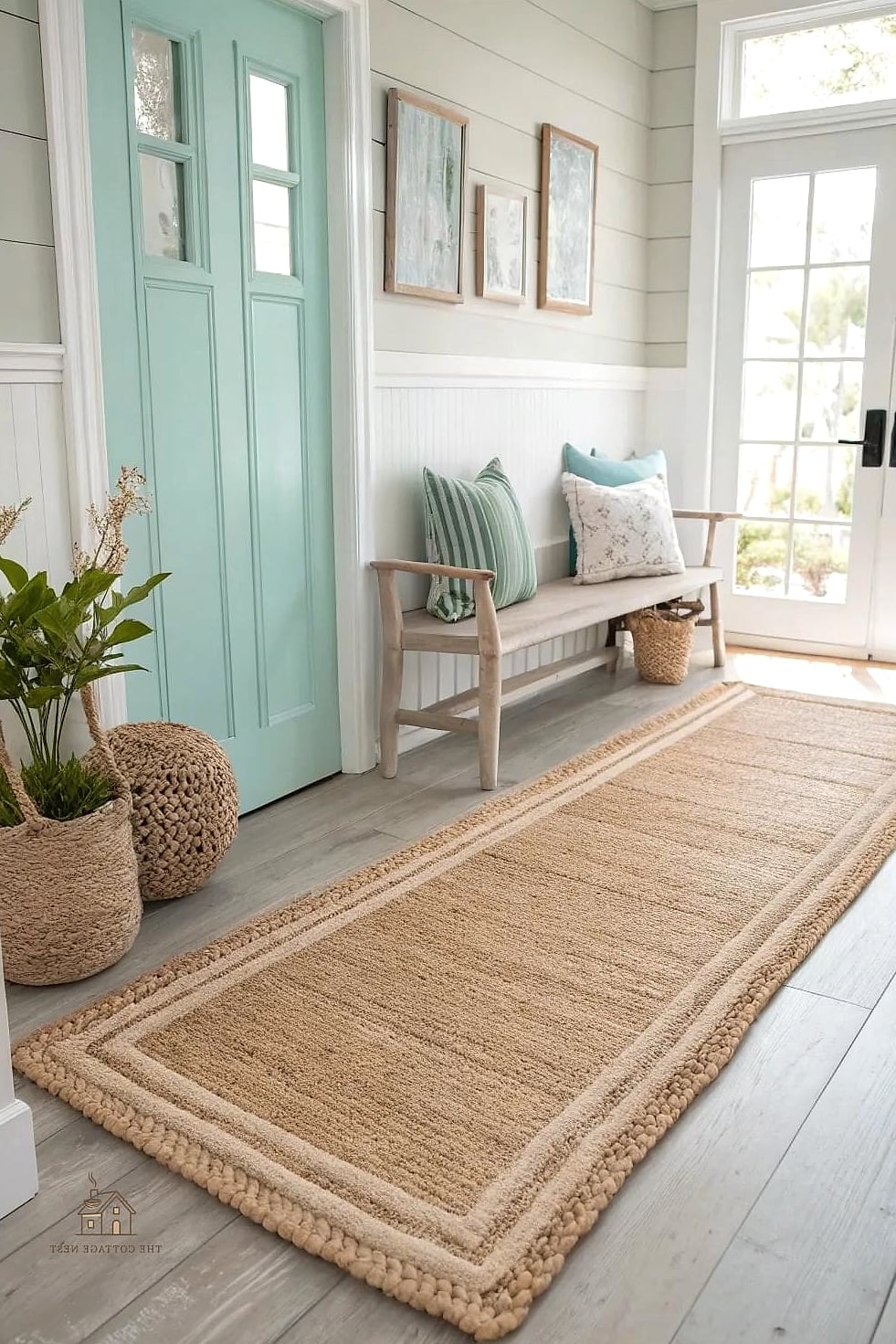 A Jute or Sisal Runner