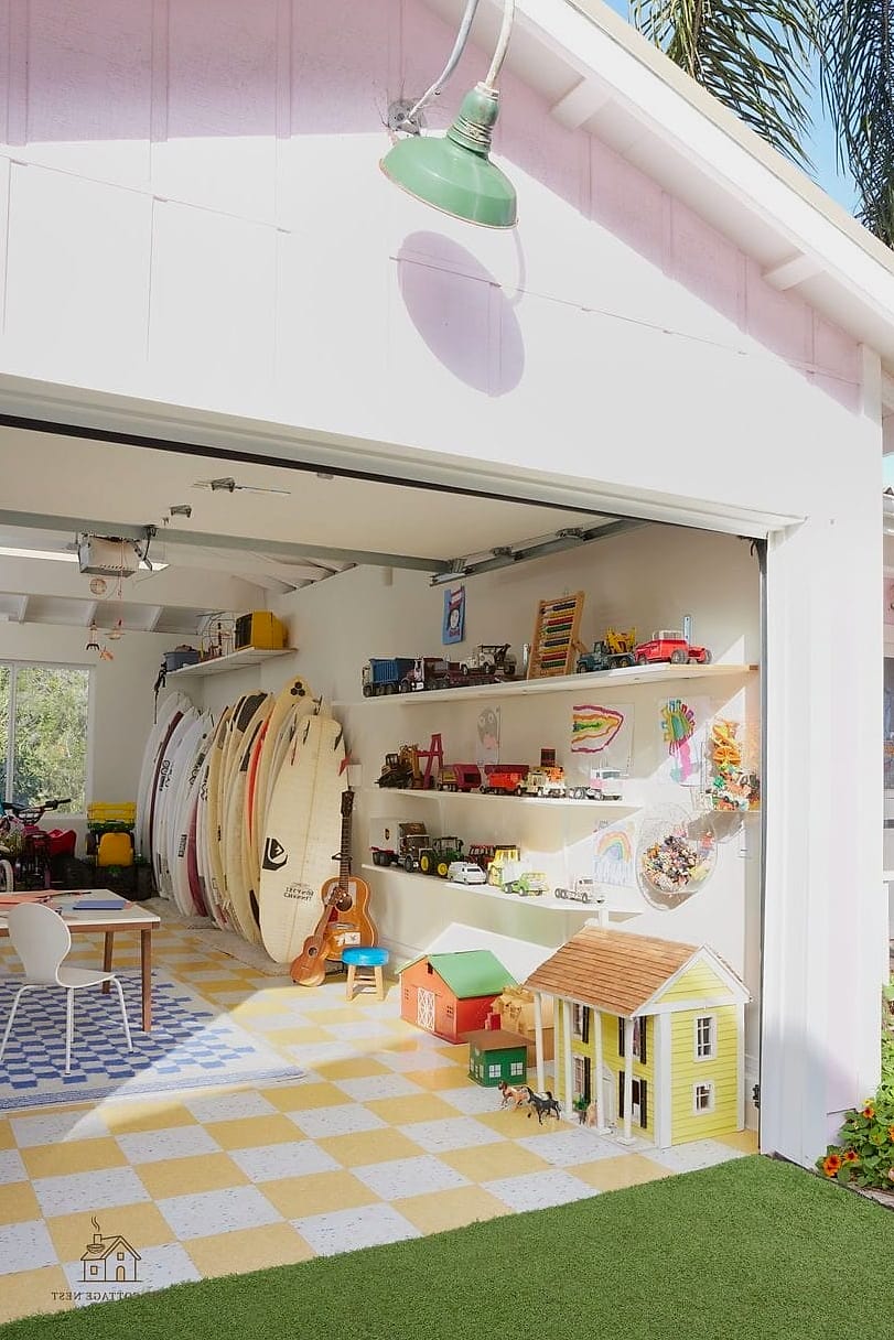Kids' Playroom with a Grown-Up Lounge Zone