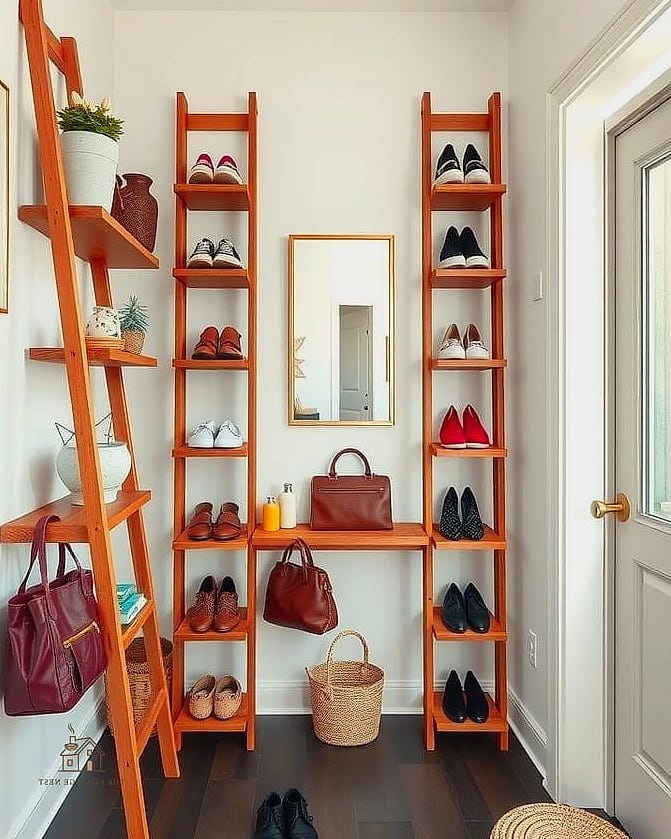 Ladder Shelf for Bags and Scarves