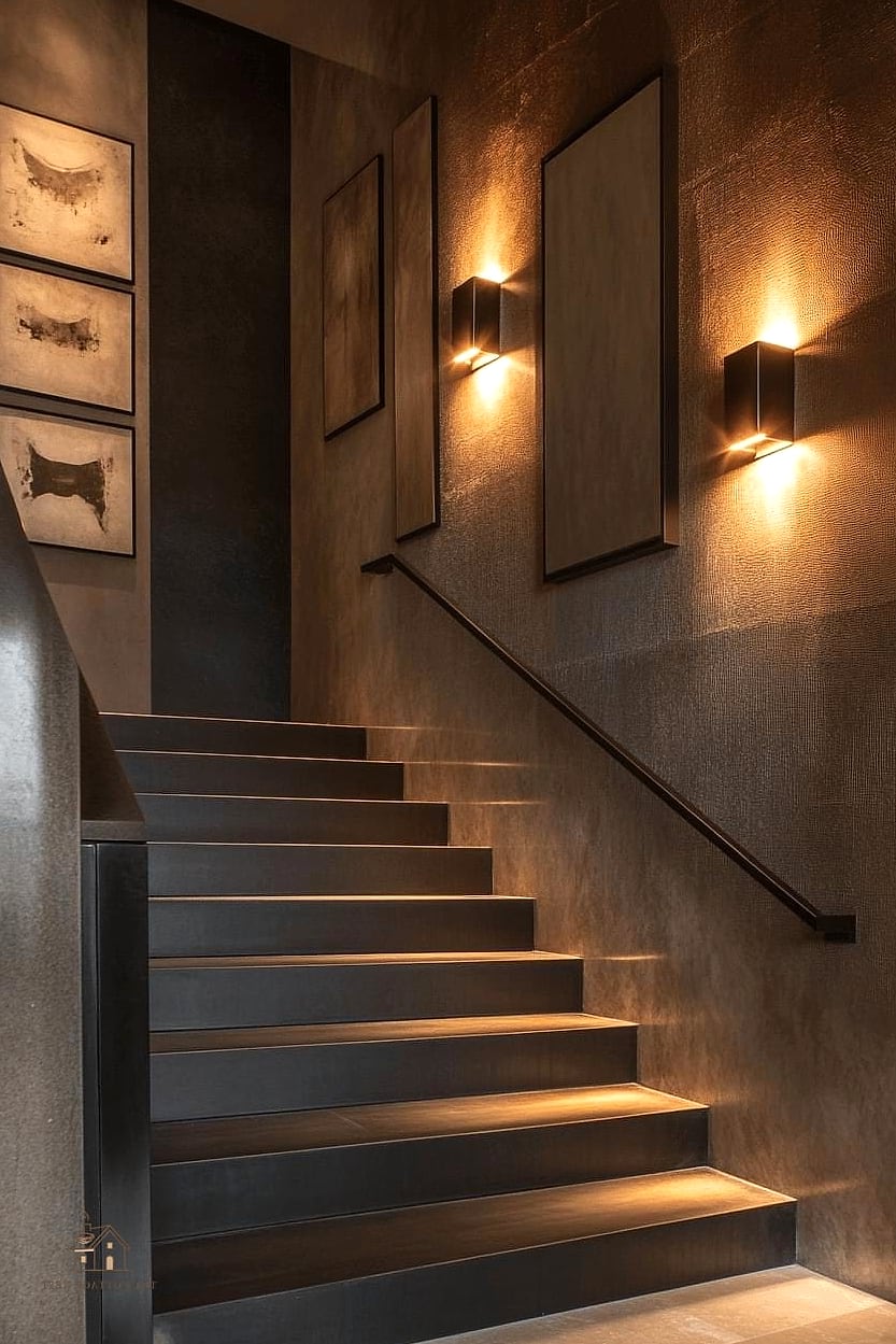 Layered Lighting Wall