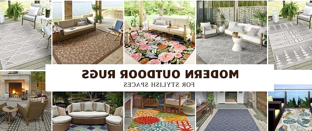 40 Cozy Modern Garden Ideas Worth Pinning 2 Layered Outdoor Rugs for Extra Warmth