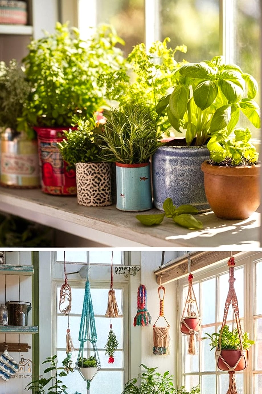 45 Brilliant Boho Garden Ideas to Copy Right Now 12 Layered Potted Herb Garden