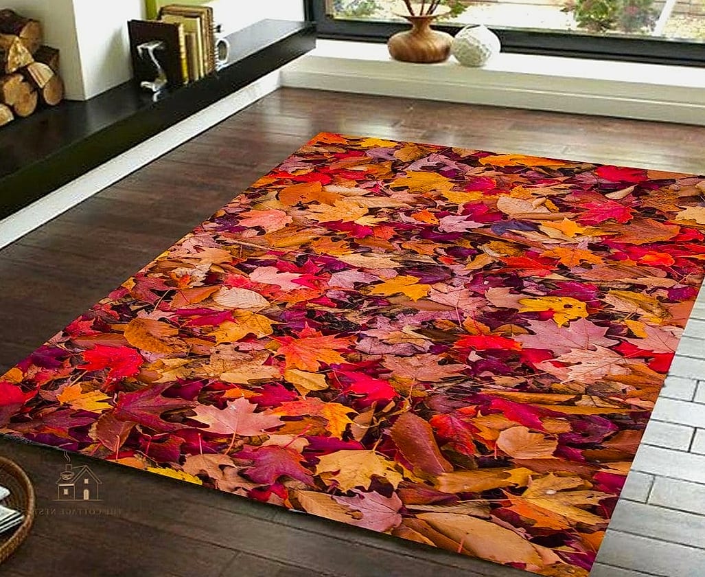 25 Stunning Fall Apartment Decor Ideas You'll Absolutely Love 5 Layered Rugs for Texture and Warmth