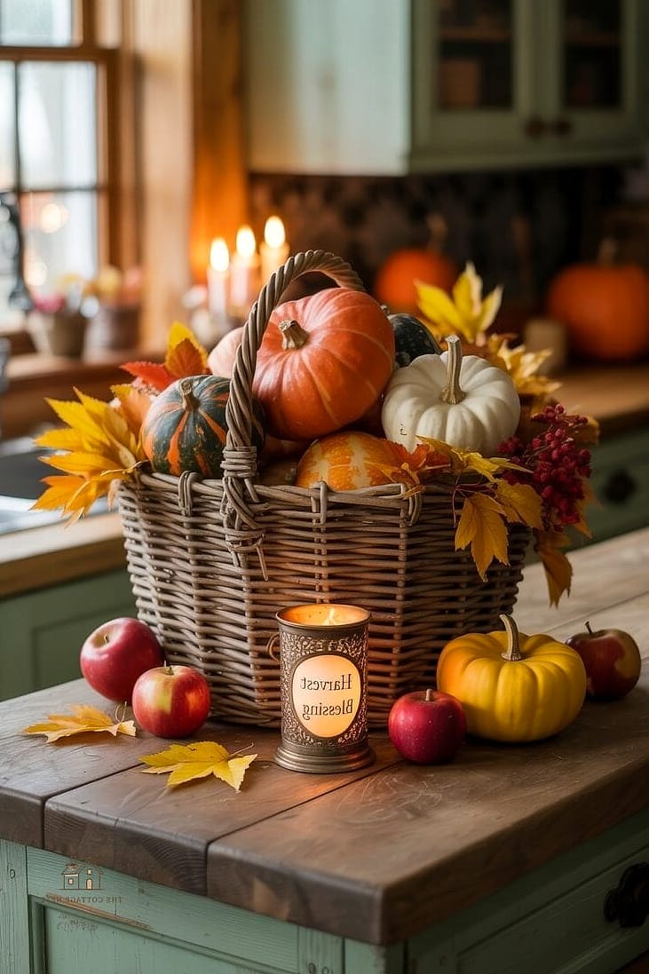 15 Brilliant Fall Kitchen Decor to Copy Right Now 11 Layered Rugs in Warmer Tones