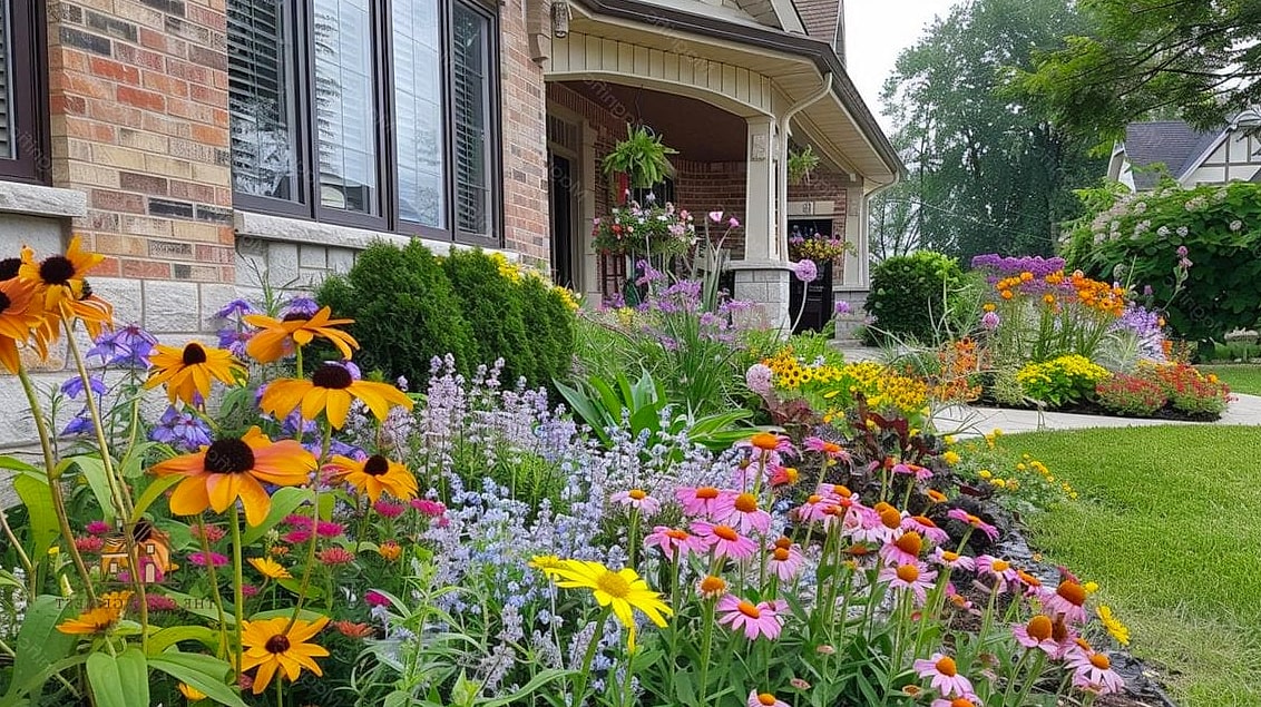45 Gorgeous Front Yard Garden Ideas That Are Totally Doable 46 A Layered Seasonal Garden Plan