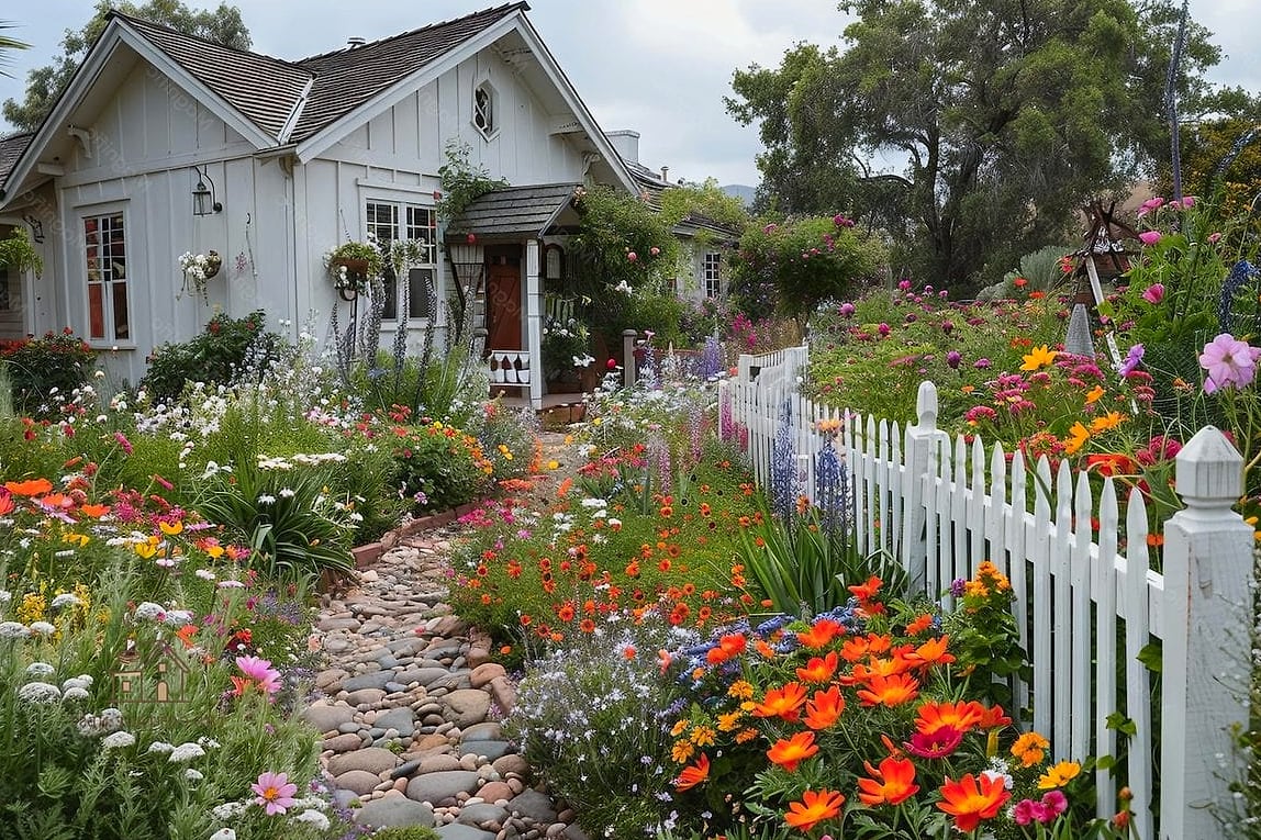 35 Brilliant Cottage Garden Ideas to Copy Right Now 2 Layer Your Flower Heights