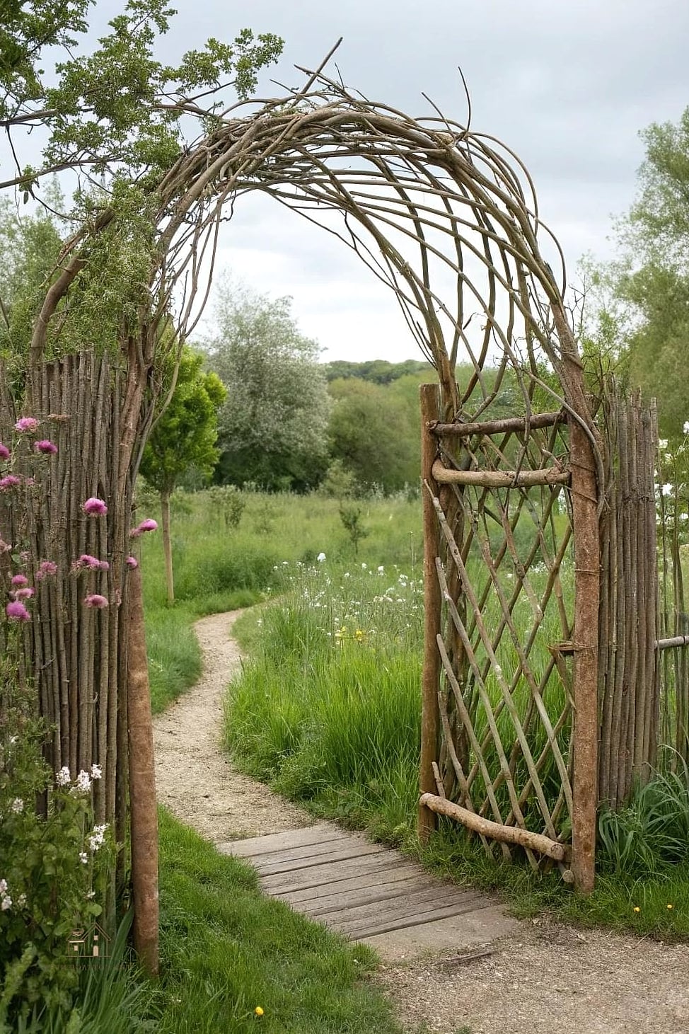 Living Willow or Woven Branch Gate