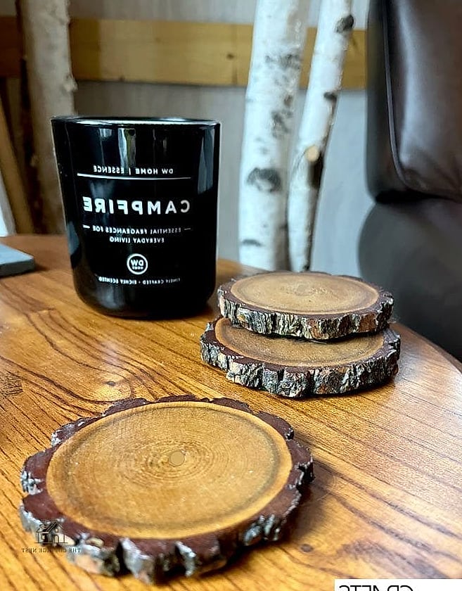 Log Slice Coasters and Small Decor