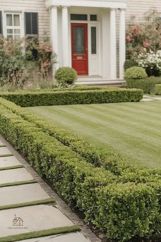 Low Boxwood Parterre Garden