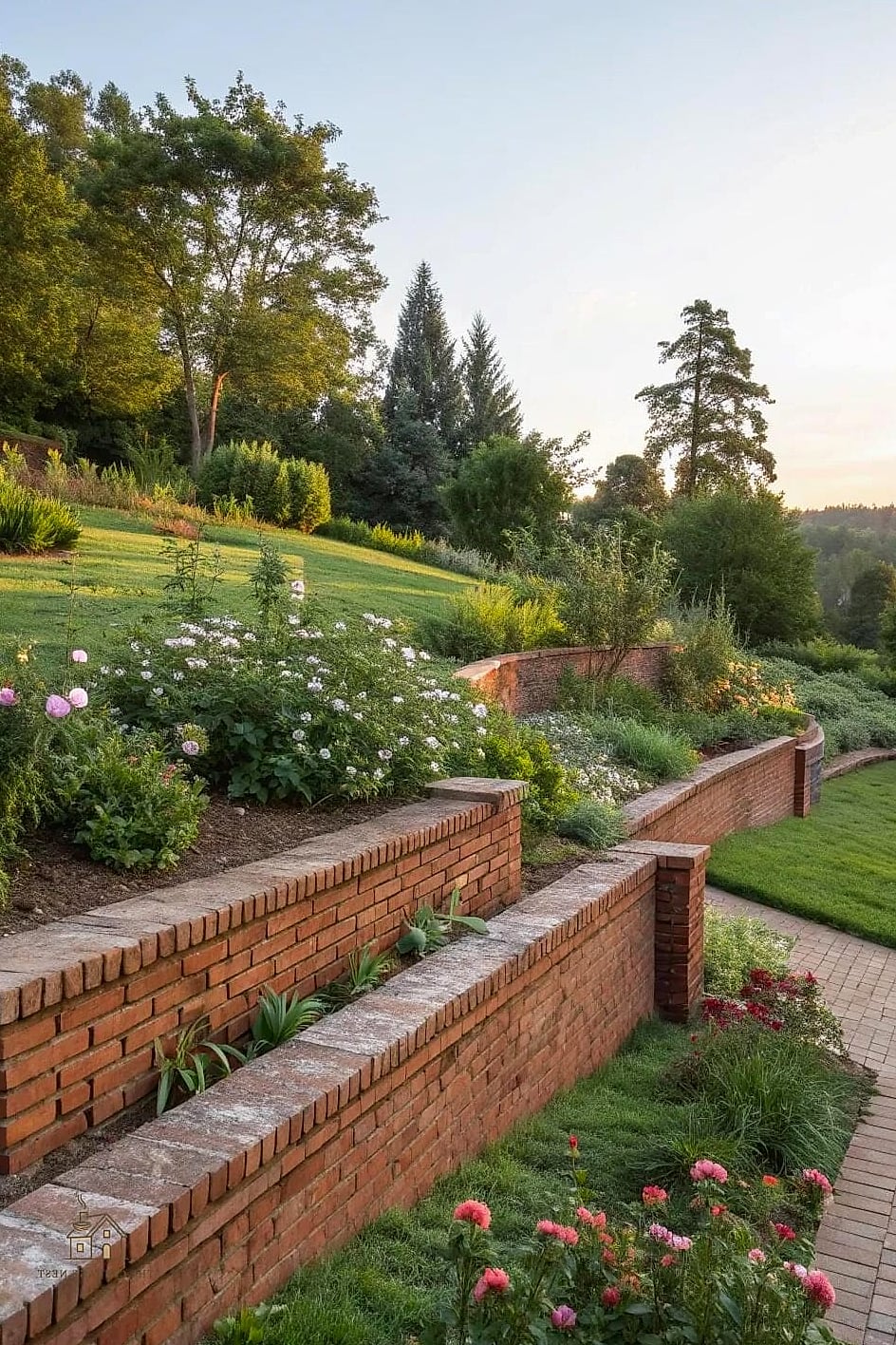 30 Beautiful Retaining Wall Ideas to Transform Your Space 18 Low Garden Border Walls
