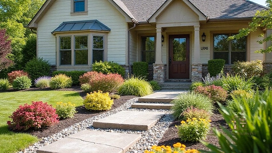 45 Gorgeous Front Yard Garden Ideas That Are Totally Doable 45 A Low-Maintenance Succulent Border