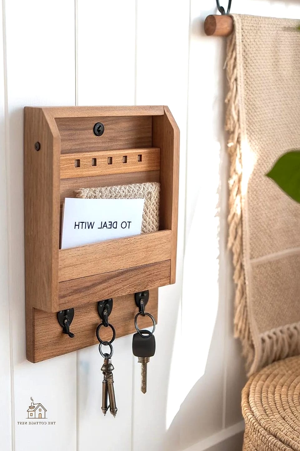 Mail and Key Organizer Wall Station