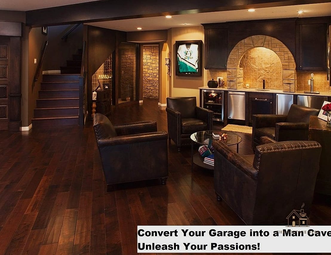40 Clever Garage Conversion Ideas for Every Style 6 Man Cave With a Sports Bar Vibe