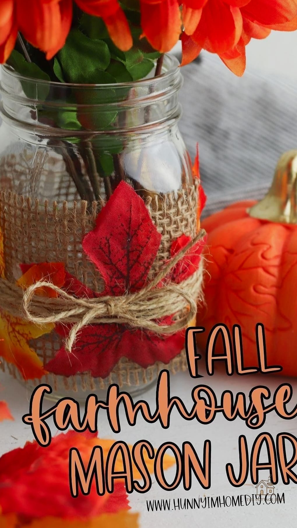 30 Dreamy Farmhouse Fall Decor Ideas to Try This Season 8 Mason Jar Candle Centerpieces