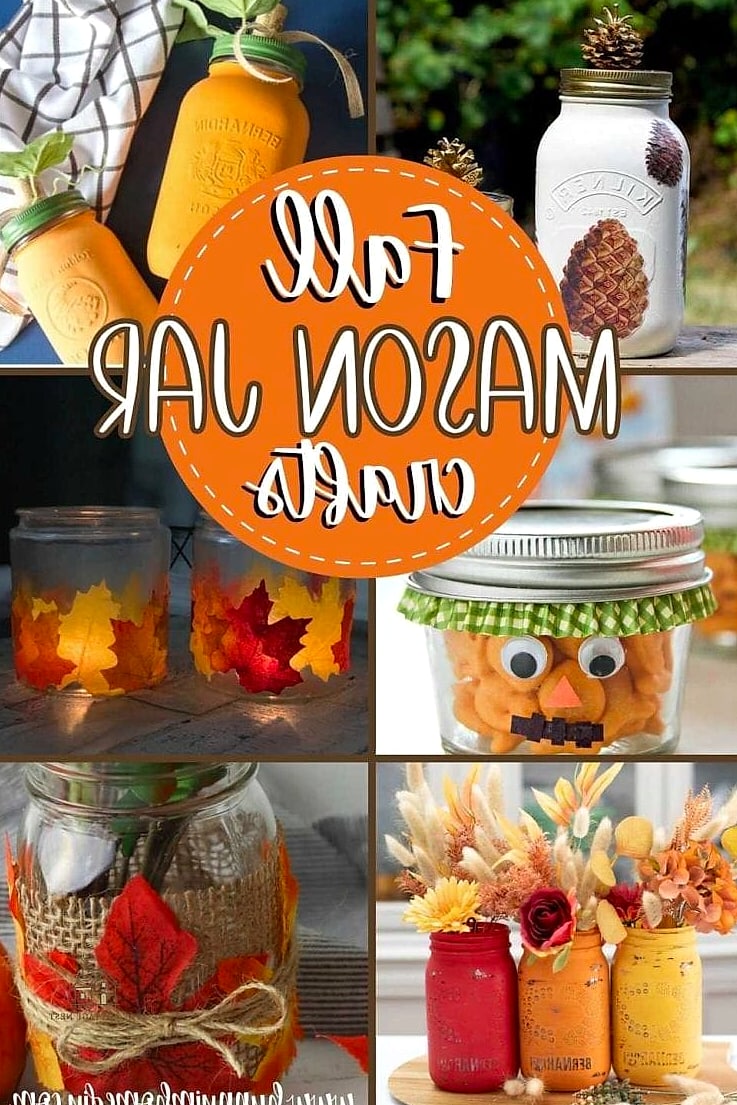 30 Quick Diy Fall Table Centerpieces on a Budget 3 Mason Jar Candle Cluster