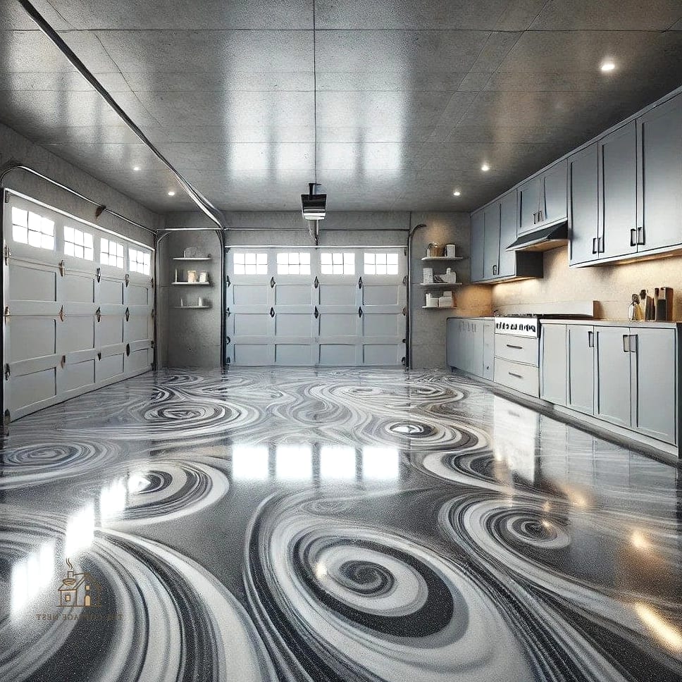 35 Chic Garage Floor Ideas for a Beautiful Home 3 Metallic Epoxy Floors