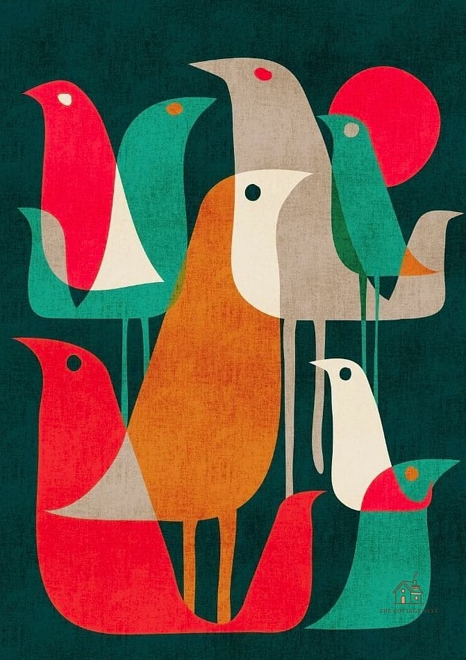 20 Clever Unique Bird Houses for Every Style 6 Mid-Century Modern Perch