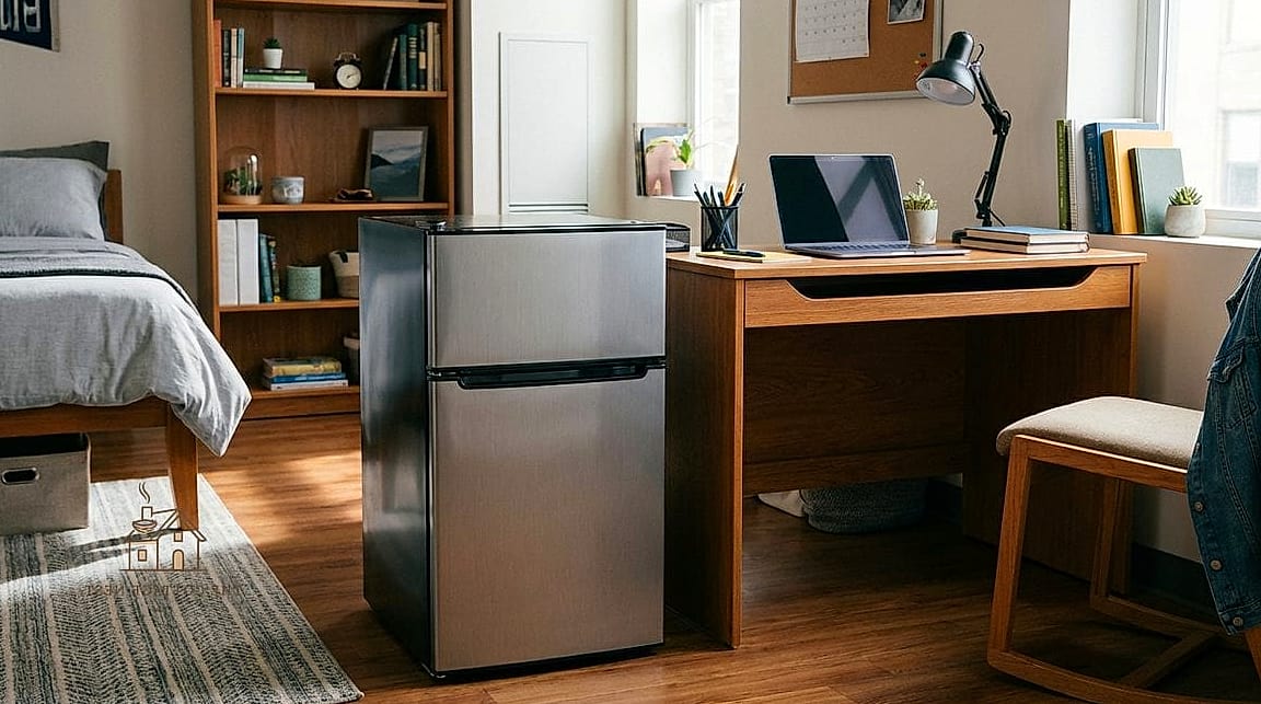 50 Amazing College Dorm Room Ideas on a Budget 19 Mini Fridge Decal or Wrap