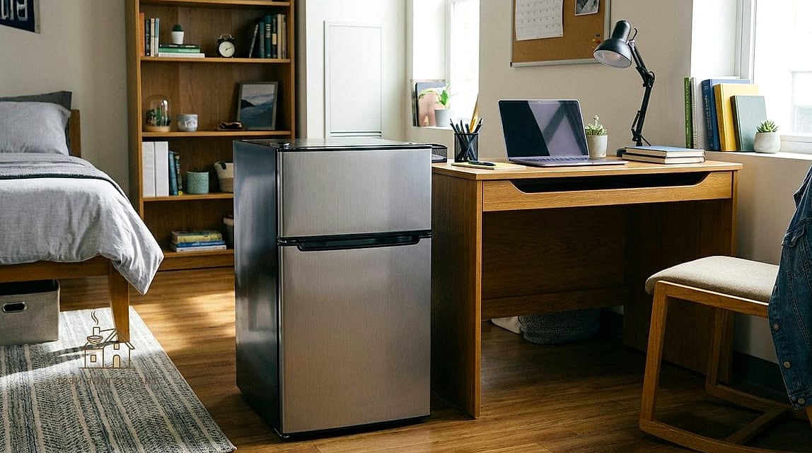 50 Amazing College Dorm Room Ideas For Guys on a Budget 13 Mini Fridge with a Personality
