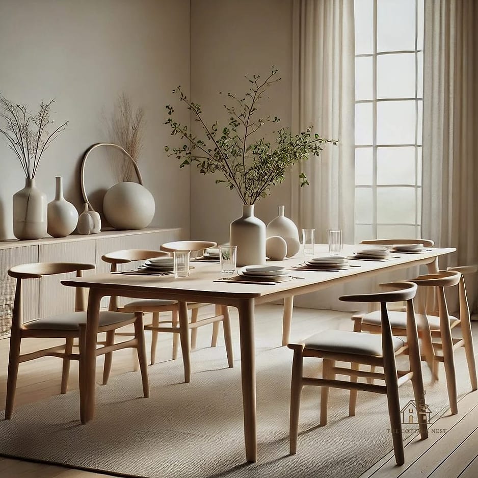 45 Gorgeous Japandi Dining Room Ideas That Are Totally Doable 28 Minimalist Ceramic Candle Holders