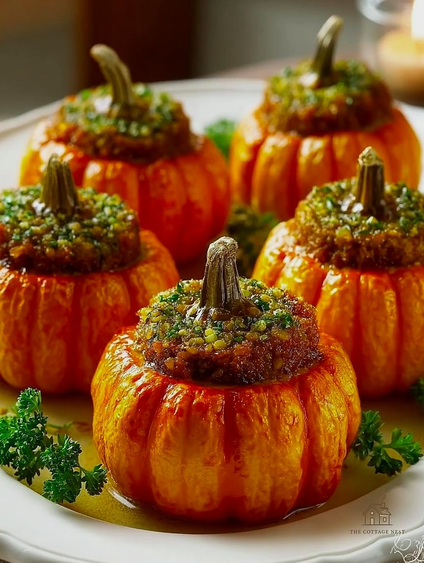 15 Creative Fall Dining Table Decor Ideas That Will Inspire You 4 Mini Pumpkins in Unexpected Colors
