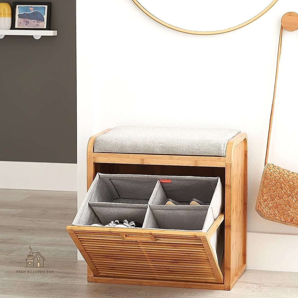 40 Amazing Small Entryway Shoe Storage Ideas on a Budget 42 Mini Shoe Storage Cart for Studio Entryways