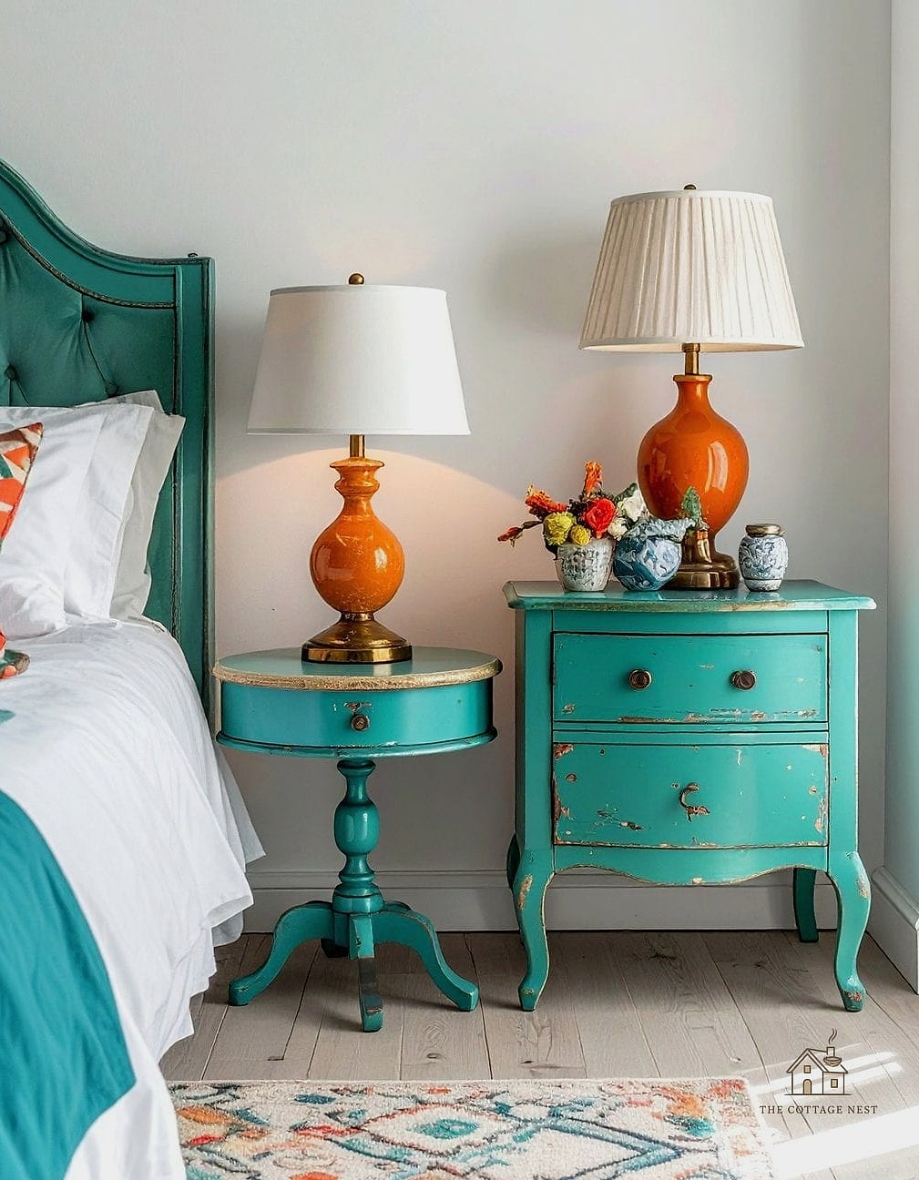 Mismatched Nightstands