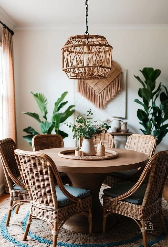 40 Cozy Boho Dining Room Decor Ideas Worth Pinning 3 Mixed Dining Chairs