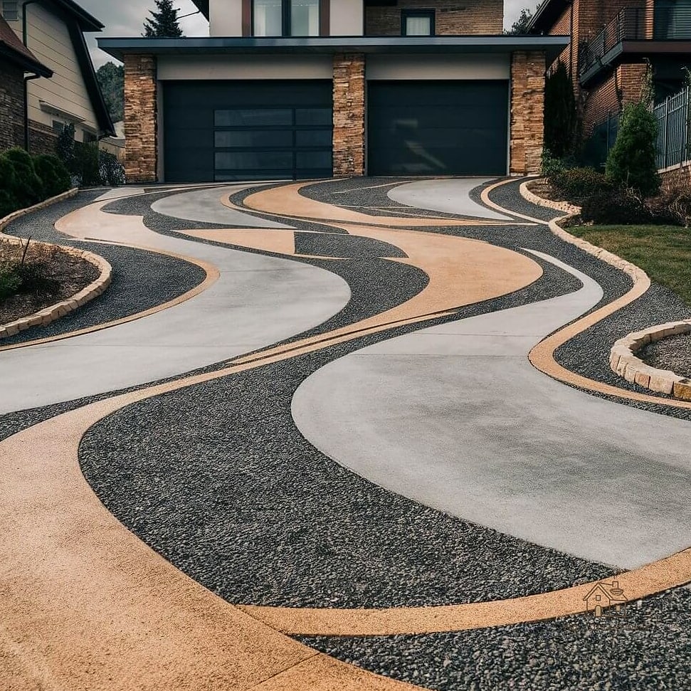 15 Creative Trendy Driveway Gate Ideas That Will Inspire You 15 Mixed Material Wood and Metal Gate