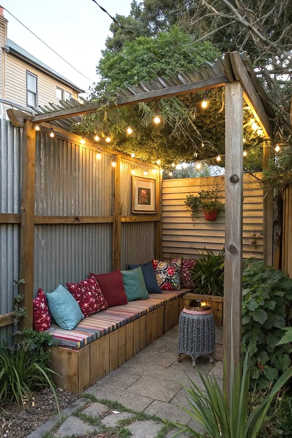 40 Cozy Modern Garden Ideas Worth Pinning 13 Mixed Metal Planters