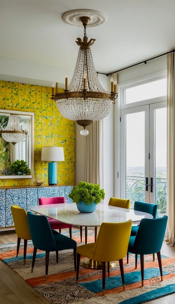 30 Clever Eclectic Dining Room Ideas for Every Style 26 Mixing Dining Styles Across Eras