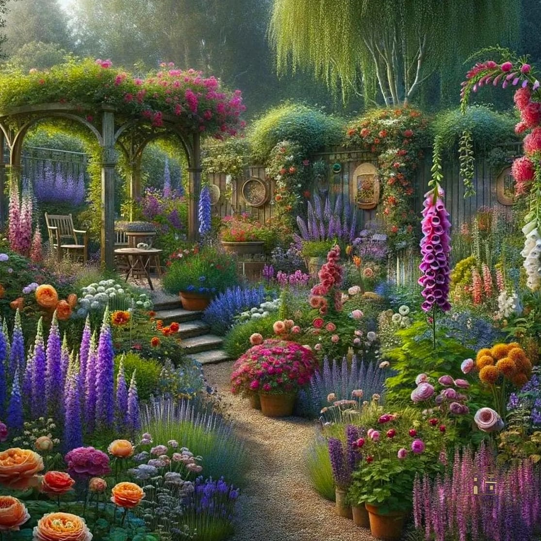 30 Dreamy English Garden Ideas to Try This Season 5 Mix in Ornamental Grasses for Movement