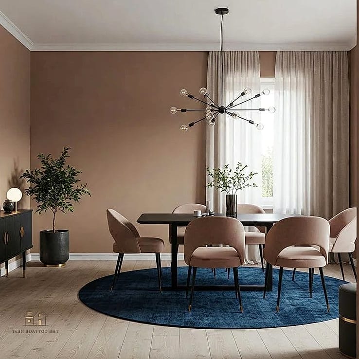 45 Gorgeous Dining Room Paint Color Ideas That Are Totally Doable 30 Mocha Mousse