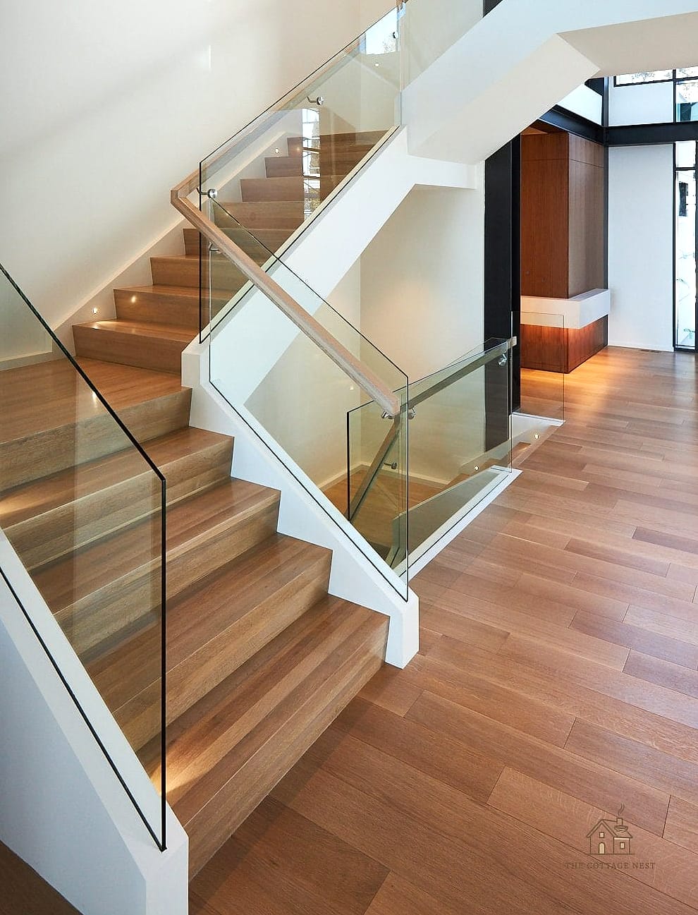 45 Stunning Stair Railing Ideas You'll Absolutely Love 15 Modern Glass and Steel Frame