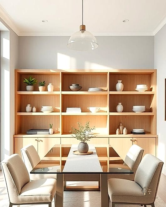 50 Amazing Dining Room Built In Ideas on a Budget 36 Modular Shelving System