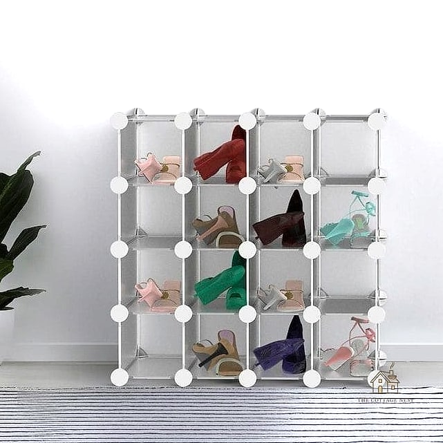 35 Chic Shoe Storage Ideas For Small Garages for a Beautiful Home 24 Modular Shoe Cubby Wall
