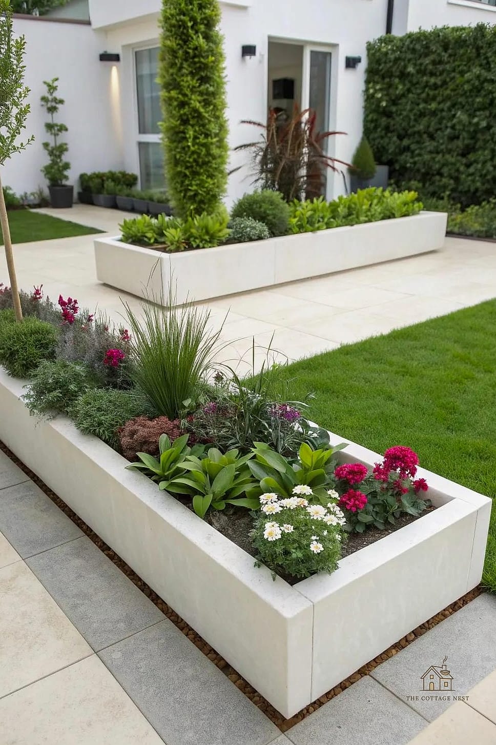 Monochromatic White Garden