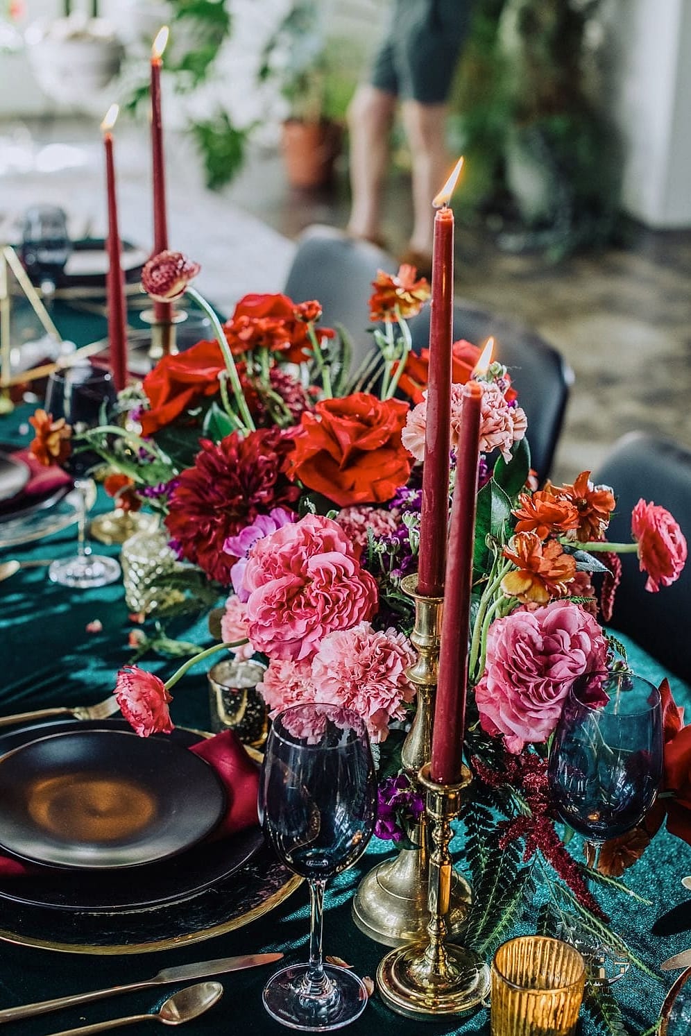 30 Dreamy Fall Hutch Decor Ideas to Try This Season 5 Moody Jewel-Toned Accents