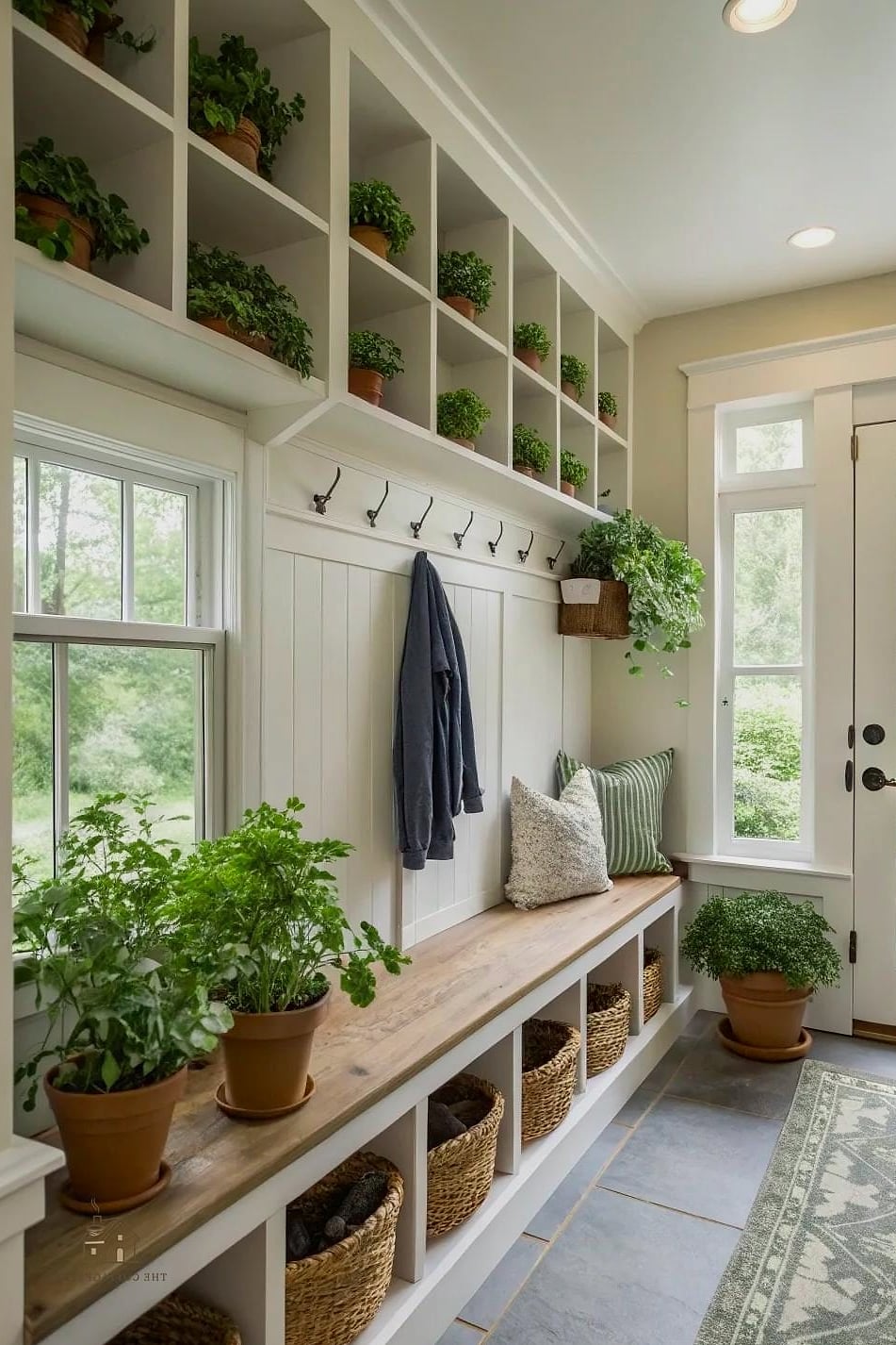 35 Creative Narrow Entryway Ideas That Will Inspire You 33 Mudroom-Style Cubbies for Kids