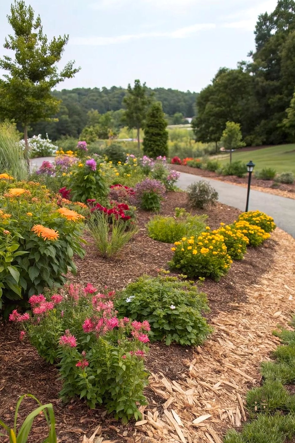 Mulch Beds Around Foundation Plantings