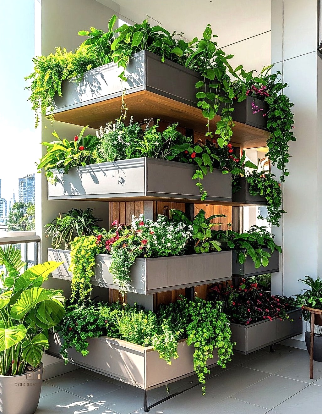 Multi-Level Pallet Garden