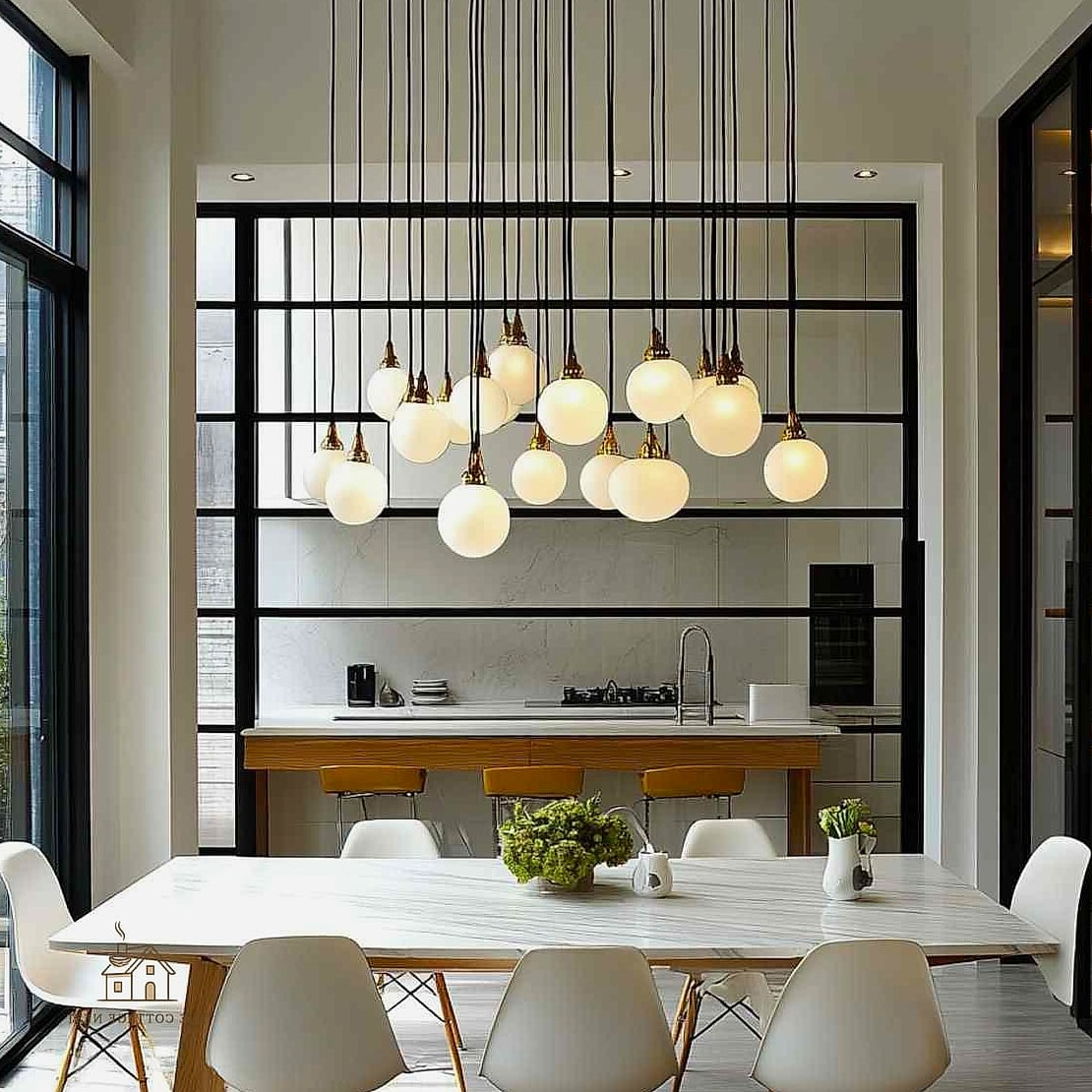 25 Creative Dining Room Chandelier Ideas That Will Inspire You 24 Multi-Pendant Chandelier Chain