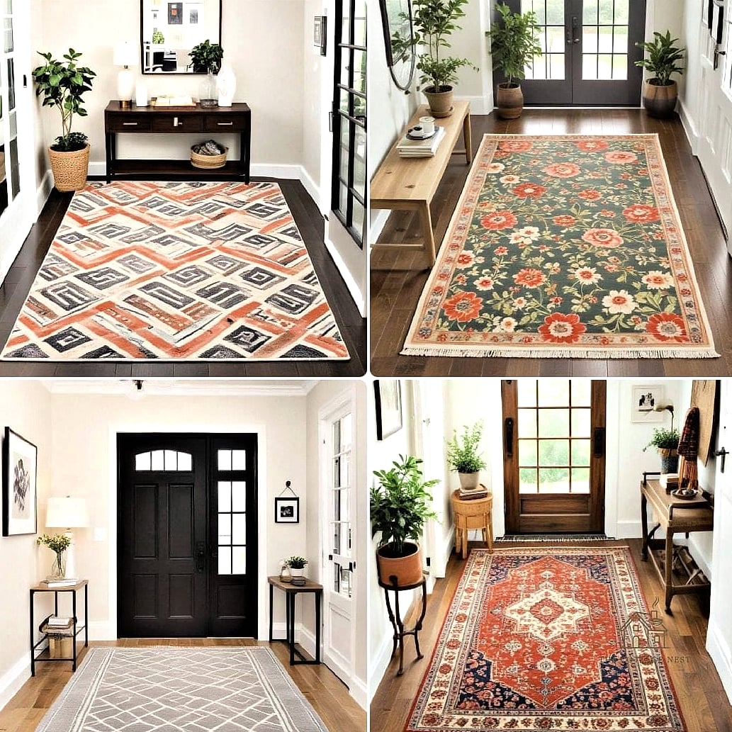 30 Clever Entryway Rug Ideas for Every Style 32 Multi-Rug Zone System for Large Entries