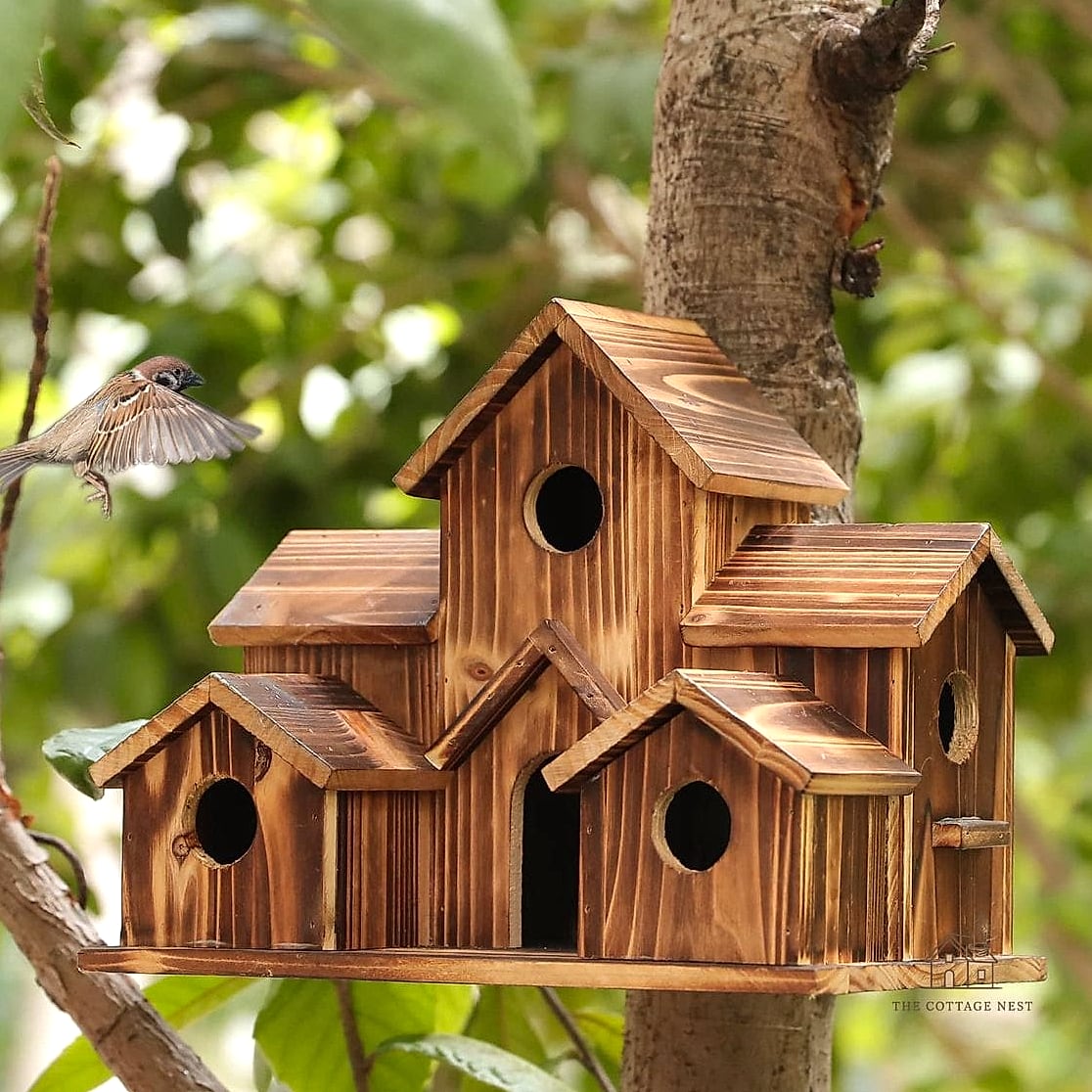 20 Clever Unique Bird Houses for Every Style 20 Multi-Unit Birdhouse Apartment