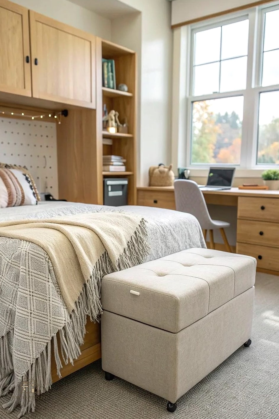 A Multi-Use Ottoman and Storage Bench