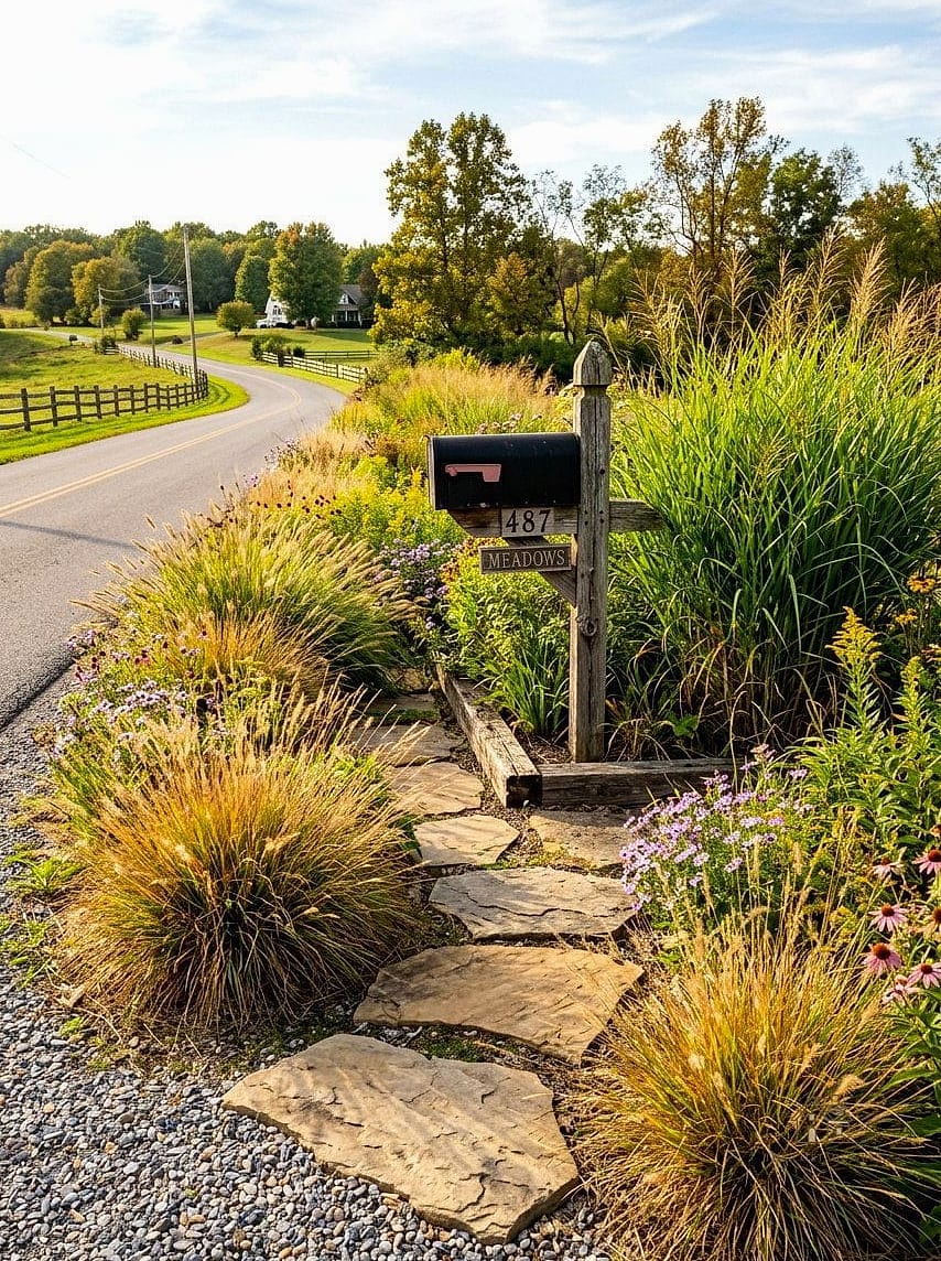 Native Grass and Wildflower Meadow Strip
