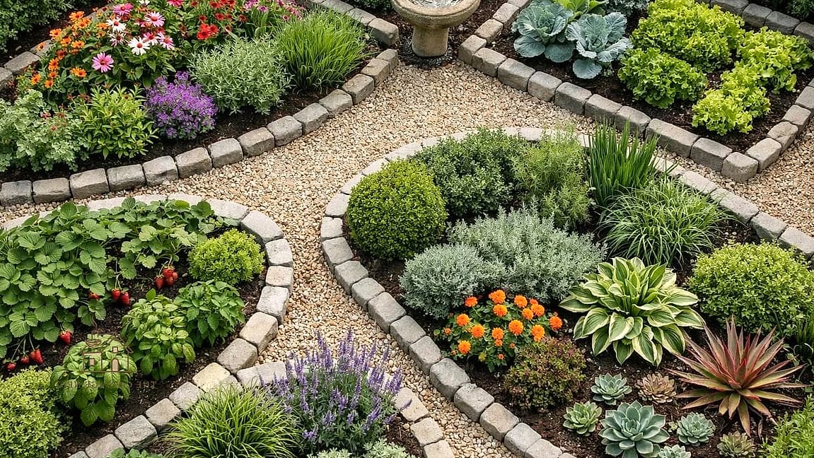 50 Beautiful Garden Border Ideas to Transform Your Space 3 Natural Fieldstone Edging