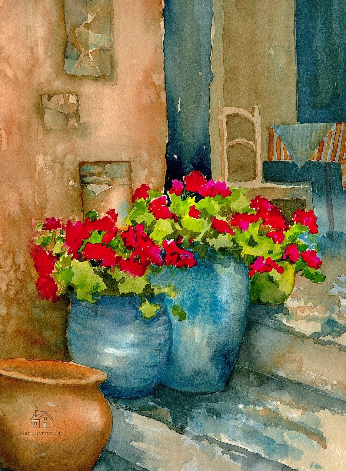 30 Amazing Flower Pots Painting Ideas on a Budget 3 Ombre Watercolor Fade