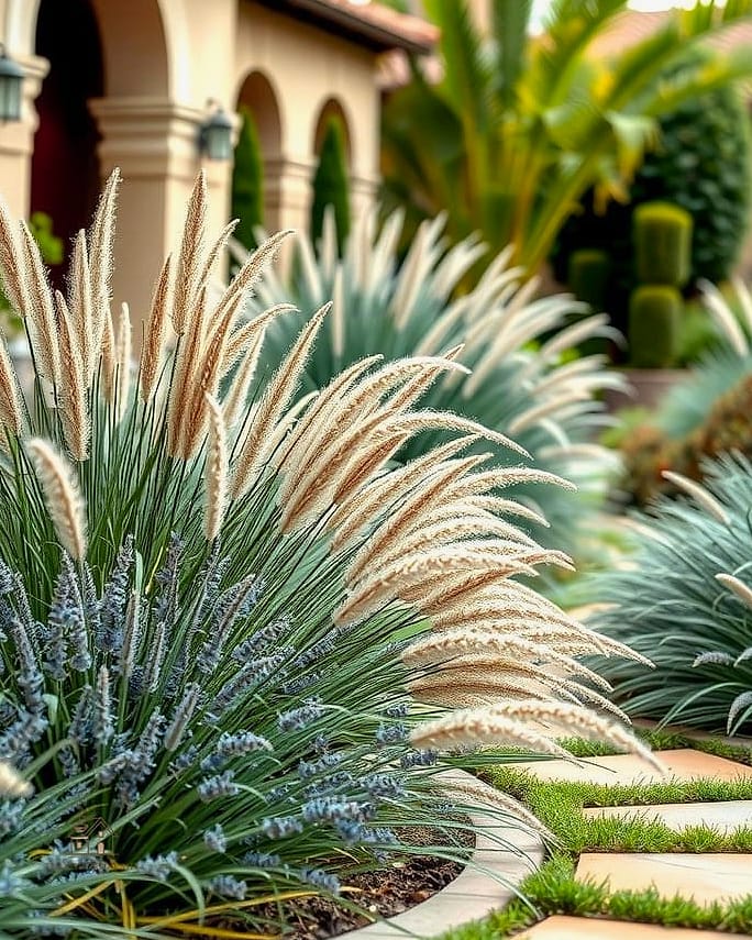 45 Gorgeous Front Yard Garden Ideas That Are Totally Doable 10 Ornamental Grasses for Movement